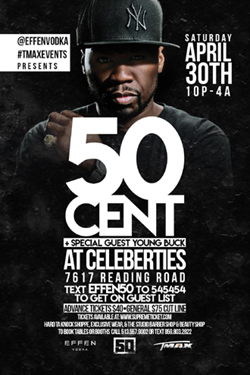 50 Cent at Celeberties