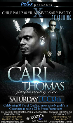 CHRIS PAUL's 10 Year Anniversary Party with CARL THOMAS