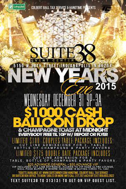 New Year's Eve 2015 at Suite 38